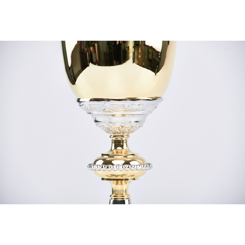 Calice barocco bicolore cm. 22