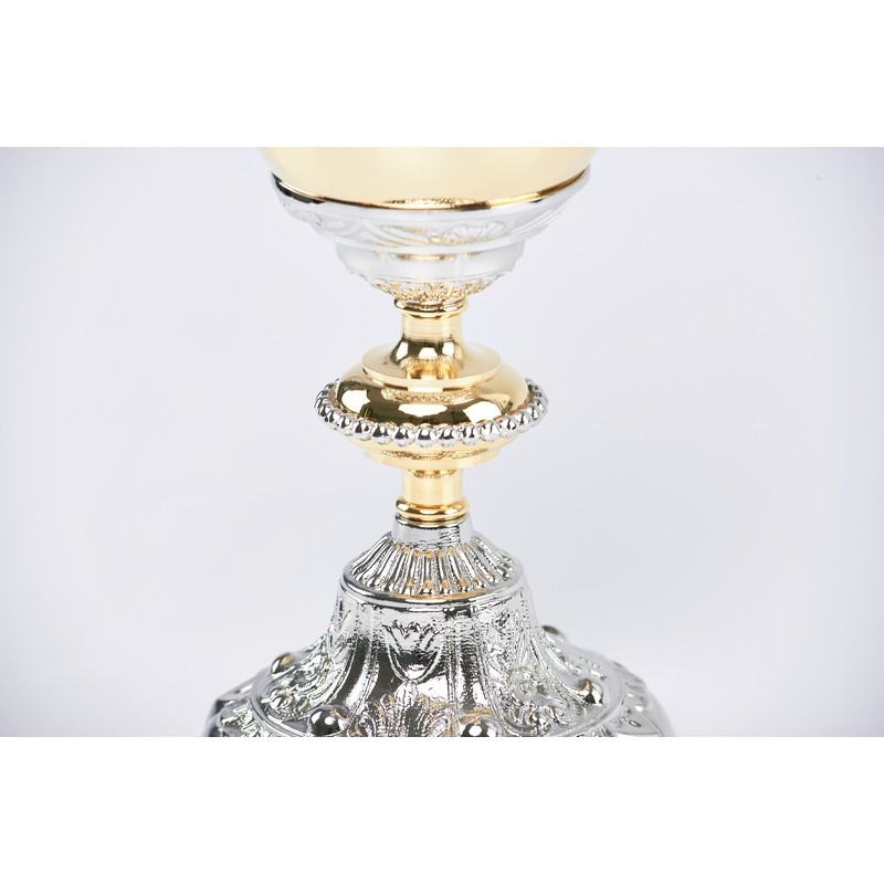 Calice barocco bicolore cm. 22