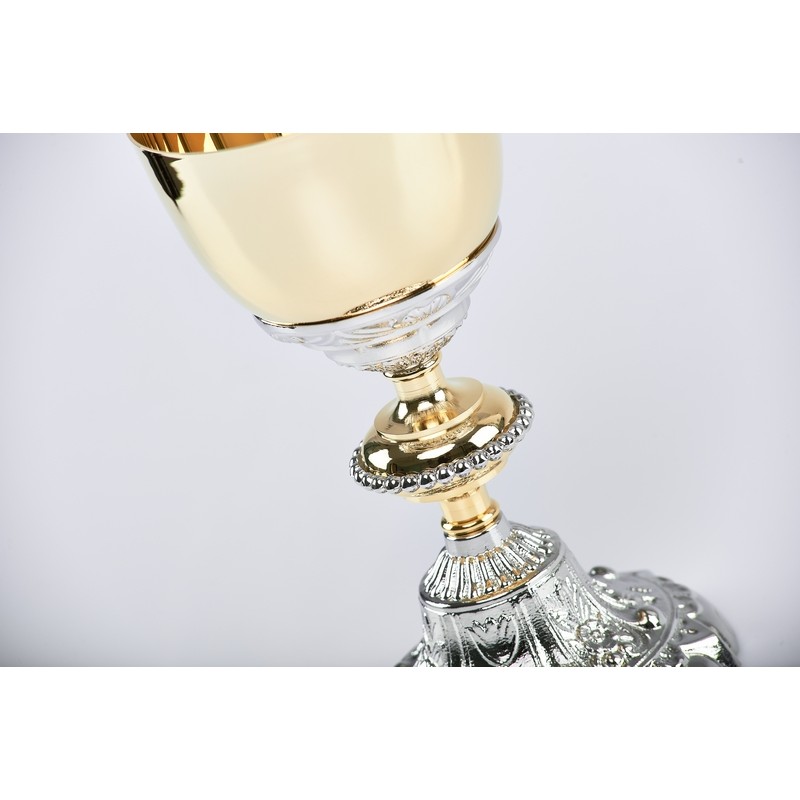 Calice barocco bicolore cm. 22