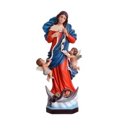 Maria che scioglie i nodi in resina cm. 100