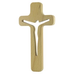 Croce in legno traforato cm. 20