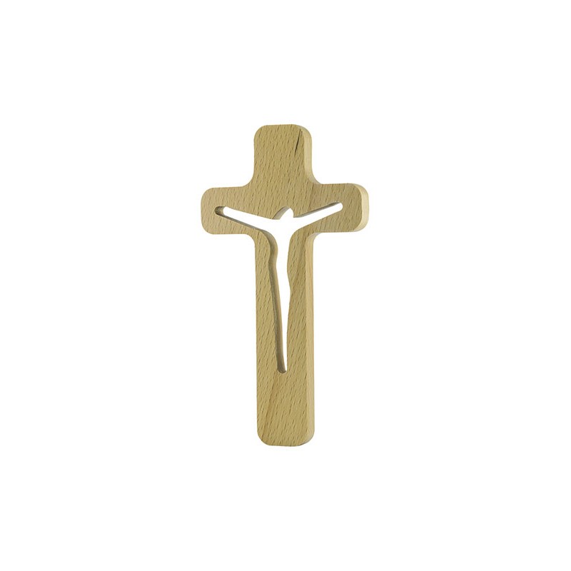 Croce in legno traforato cm. 20