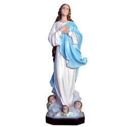 Madonna Assunta del Murillo in rersina cm. 100