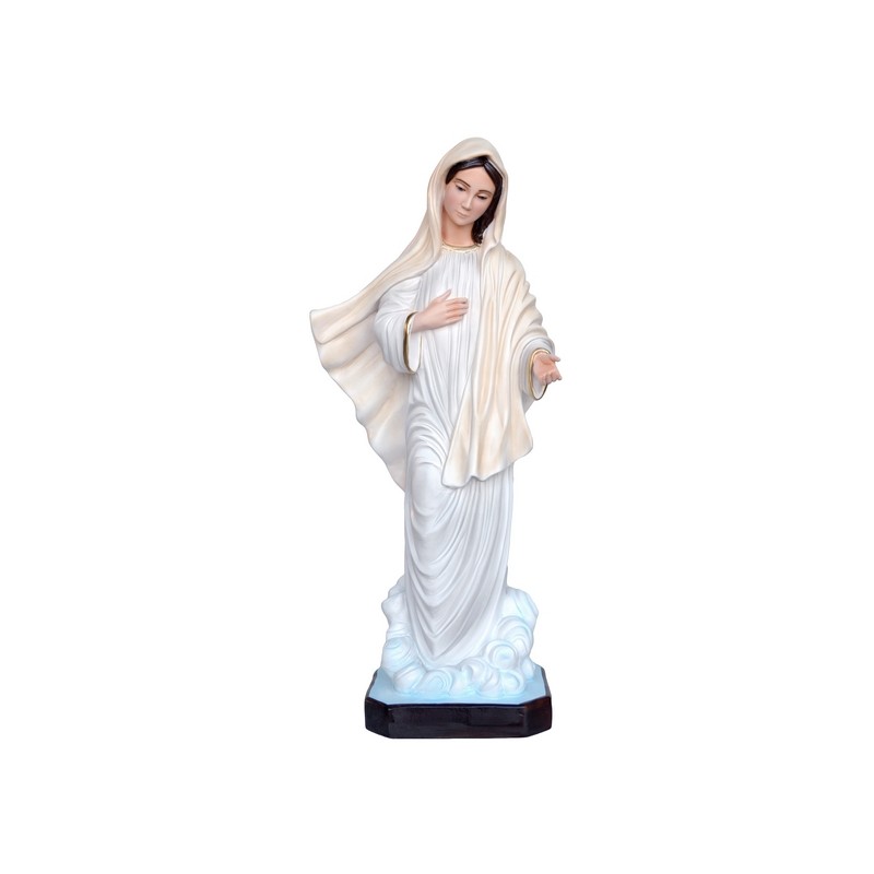 Madonna di Medjugorje in resina cm. 80