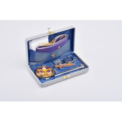 Astuccio da taschino rigido grigio