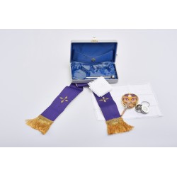 Astuccio da taschino rigido grigio