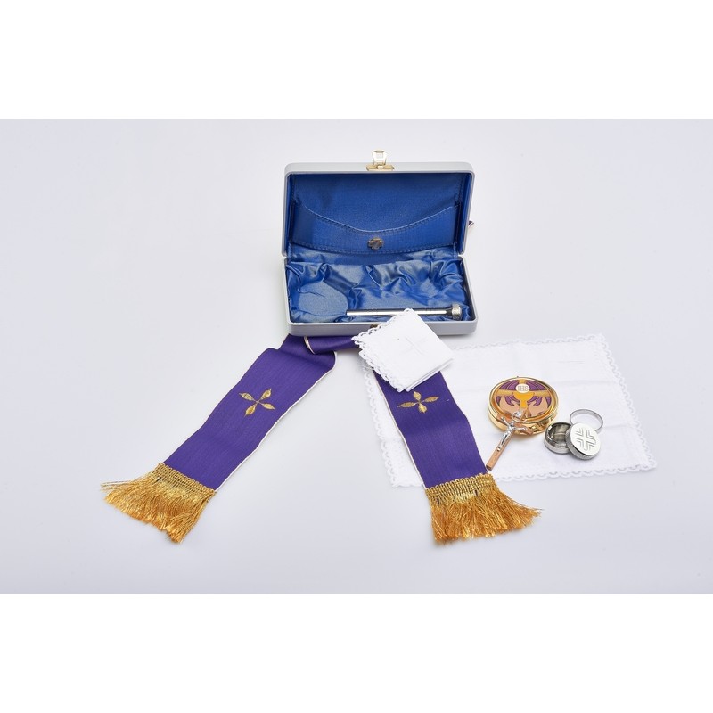 Astuccio da taschino rigido grigio