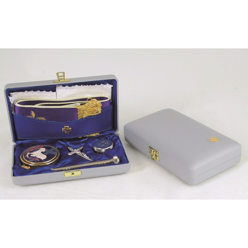 Astuccio da taschino rigido grigio