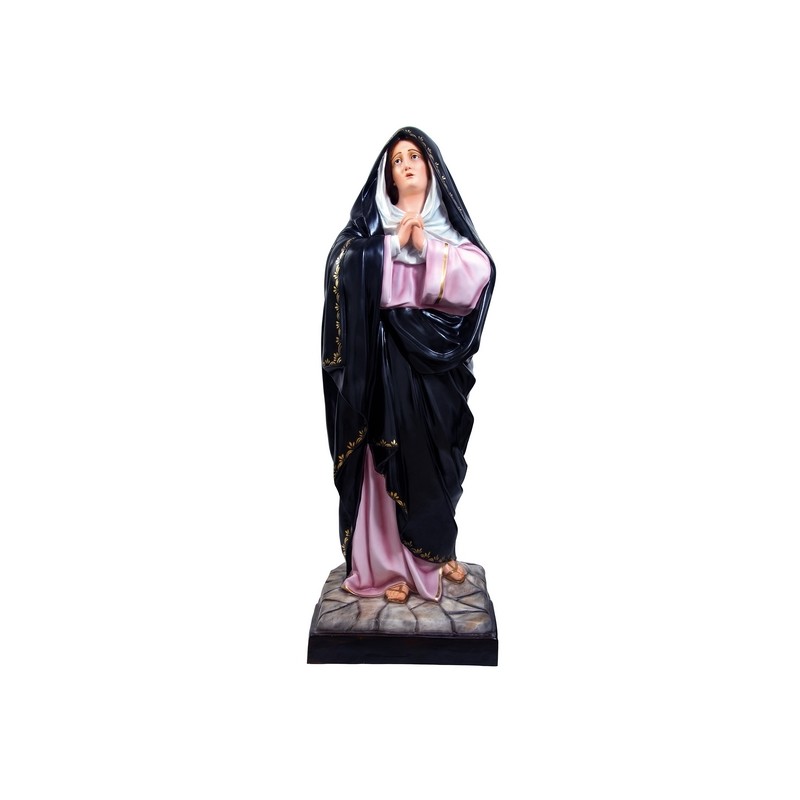 Madonna Addolorata in vetroresina cm. 150