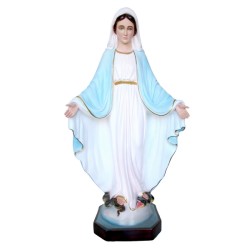Madonna Miracolosa in resina cm. 85