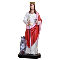 S. Barbara in resina cm. 85