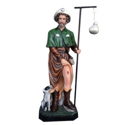 S. Rocco in vetroresina cm. 160