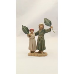 Bambini con le palme cm. 12