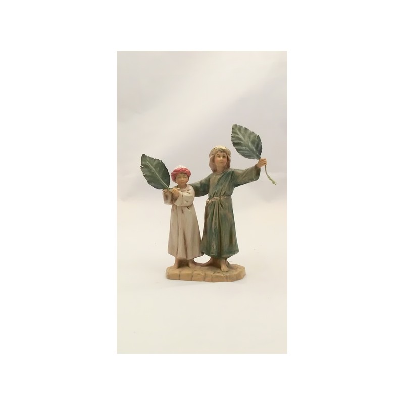 Bambini con le palme cm. 12