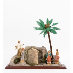 Scena Resurrezione con personaggi cm. 12