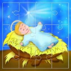 Mini puzzle Gesù Bambino 9x9