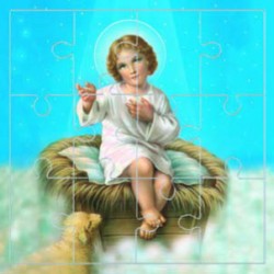 Mini puzzle Gesù Bambino 9x9