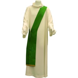 Stola diaconale ricamo croce