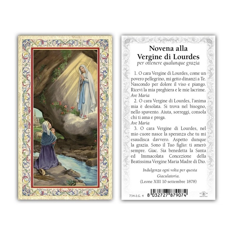 Immagini oro a caldo (100 pz) con preghiera sul retro