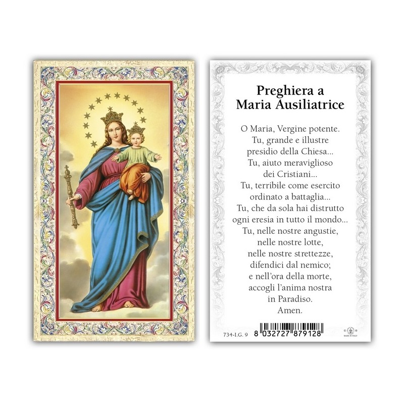 Immagini oro a caldo (100 pz) con preghiera sul retro