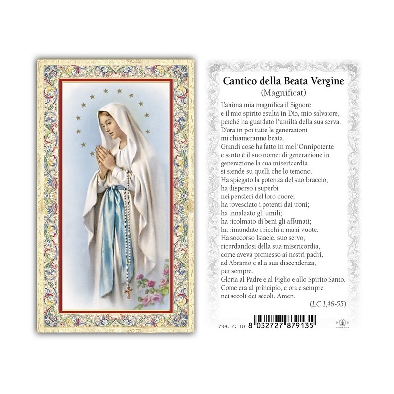 Immagini oro a caldo (100 pz) con preghiera sul retro