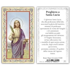 Immagini oro a caldo (100 pz) con preghiera sul retro