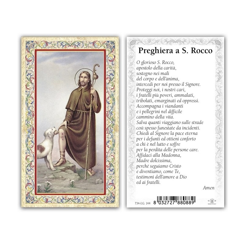 Immagini oro a caldo (100 pz) con preghiera sul retro