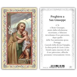 Immagini oro a caldo (100 pz) con preghiera sul retro