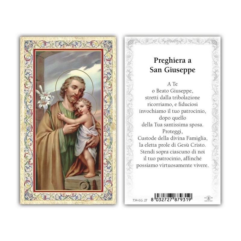 Immagini oro a caldo (100 pz) con preghiera sul retro