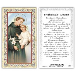 Immagini oro a caldo (100 pz) con preghiera sul retro