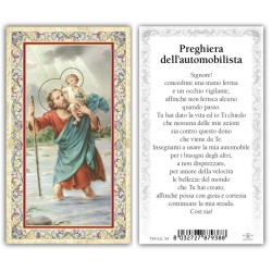 Immagini oro a caldo (100 pz) con preghiera sul retro