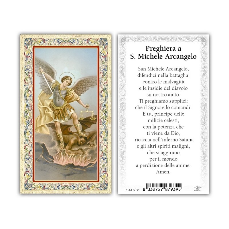 Immagini oro a caldo (100 pz) con preghiera sul retro