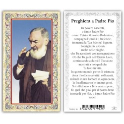 Immagini oro a caldo (100 pz) con preghiera sul retro