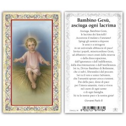 Immagini oro a caldo (100 pz) con preghiera sul retro