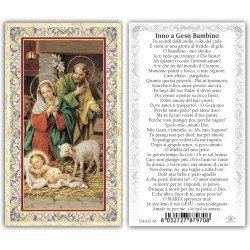 Immagini oro a caldo (100 pz) con preghiera sul retro