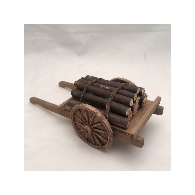 Carretto con legna