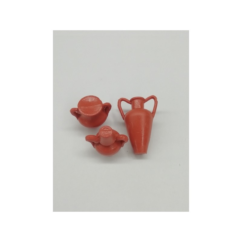 Set 3 giare piccole/medie in pvc