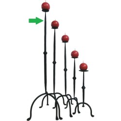 Candeliere in ferro cm. 118