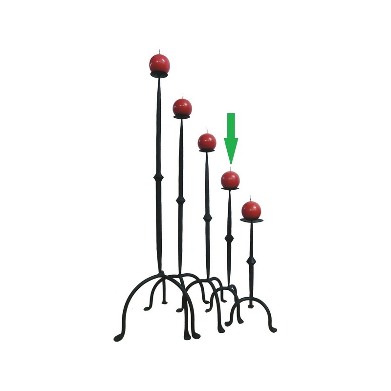 Candeliere in ferro cm. 66