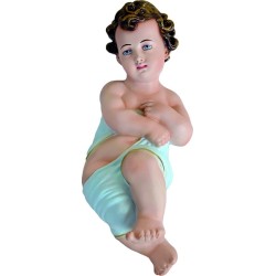 cm. 30 Bambino in fasce in resina