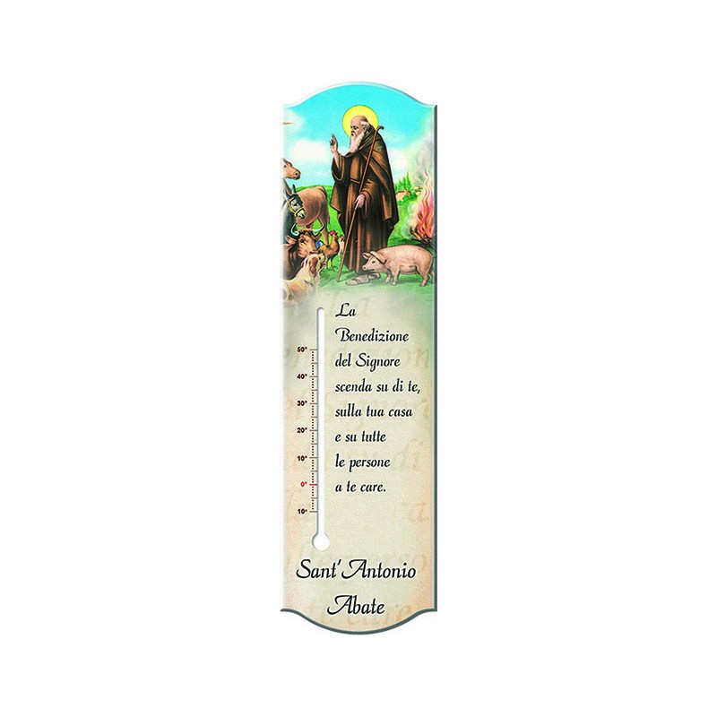 Termometro con benedizione S. Antonio Abate