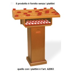 Votivo per lumini 6 file con cassetta di sicurezza