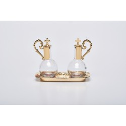 Ampolline magnetiche vassoio dorato