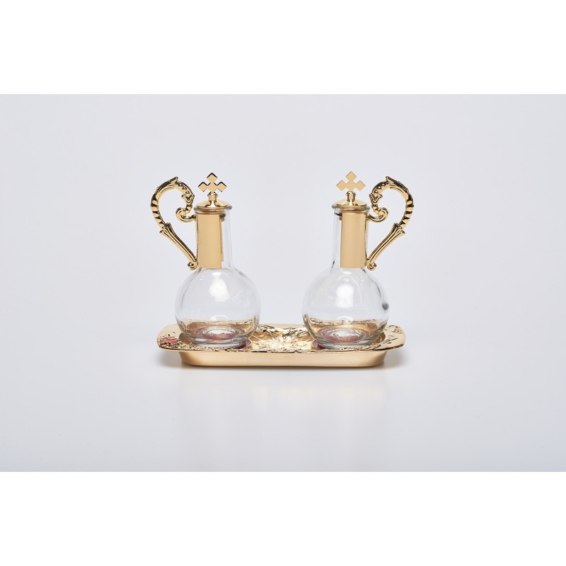 Ampolline magnetiche vassoio dorato