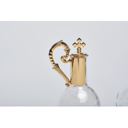 Ampolline magnetiche vassoio dorato