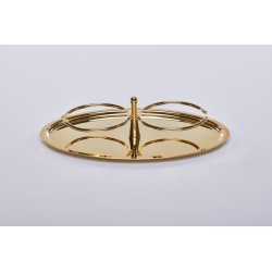 Vassoio ricambio in ottone completo di bilancino per ampolline art. A1026