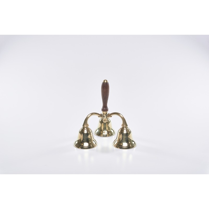 Campanello a tre suoni con manico in legno