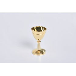 Calice decorato dorato cm. 14