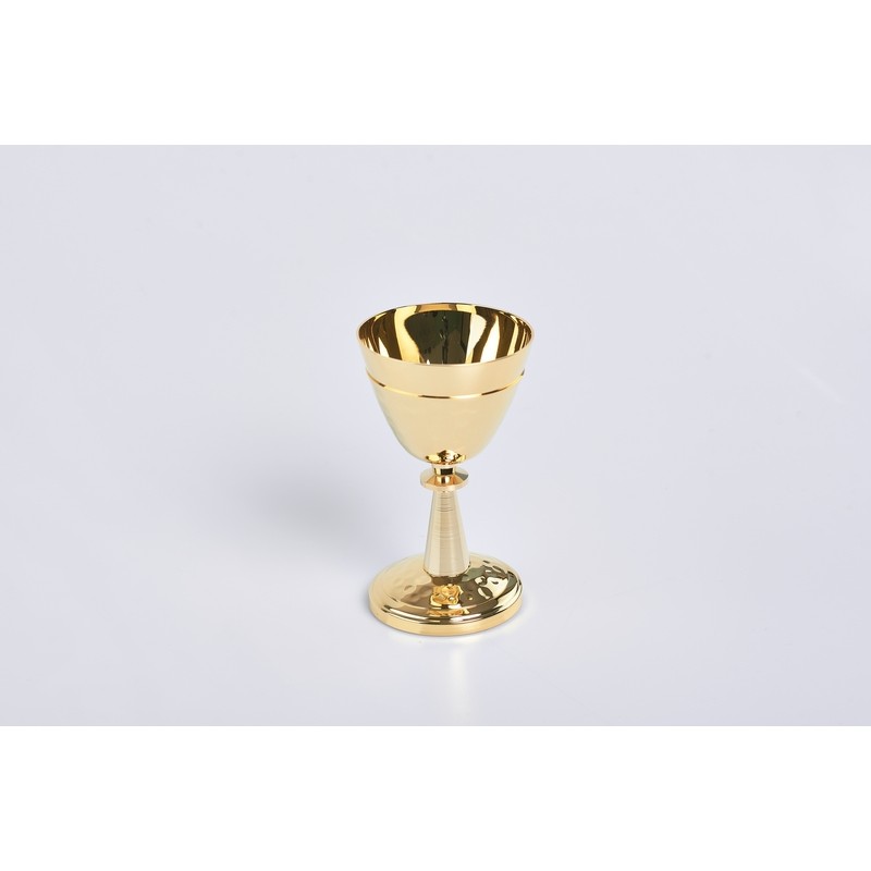 Calice decorato dorato cm. 14