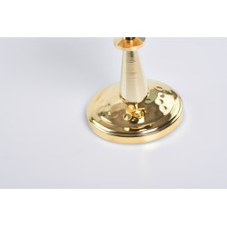 Calice decorato dorato cm. 14